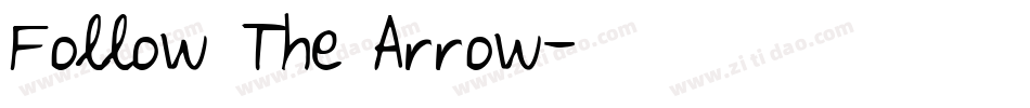 Follow The Arrow字体转换